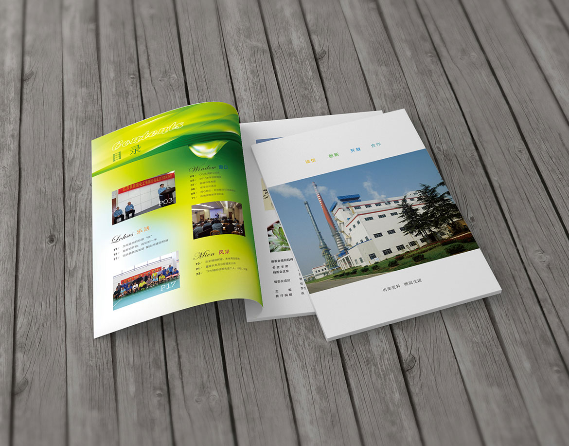 奧喜?；て髽I(yè)內(nèi)刊宣傳冊(cè)目錄及封底設(shè)計(jì)