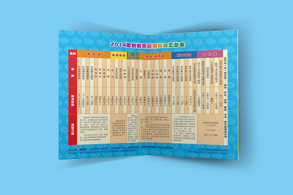教育培訓(xùn)行業(yè)品牌策劃設(shè)計 思創(chuàng)教育宣傳單設(shè)計
